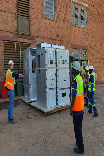 GACLAY team working on electrical systems