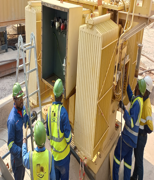 GACLAY electrical engineering team at work